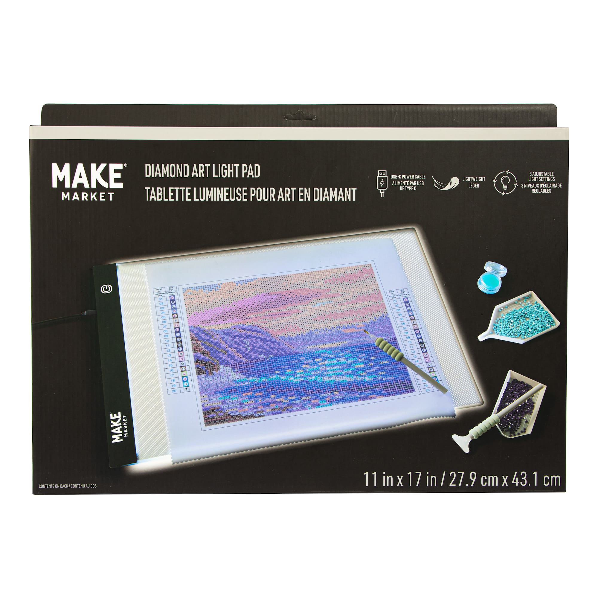 11" x 17" Diamond Art Light Pad by Make Market®